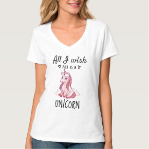 Camiseta Tudo o que desejo é um Unicórnio