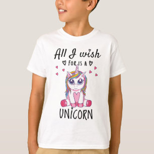 Camiseta Tudo o que desejo é um Unicórnio