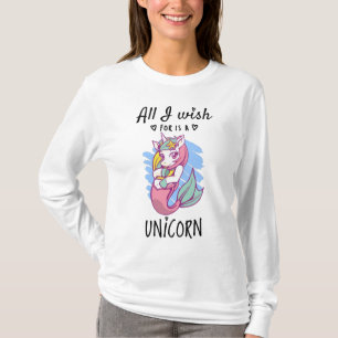 Camiseta Tudo o que desejo é um Unicórnio
