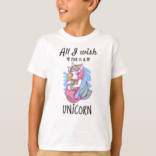 Camiseta Tudo o que desejo é um Unicórnio