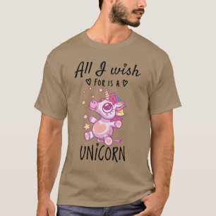 Camiseta Tudo o que desejo é um Unicórnio