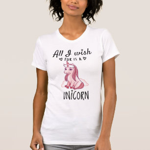Camiseta Tudo o que desejo é um Unicórnio