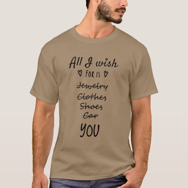 Camiseta Tudo o que desejo és Tu (Frente)