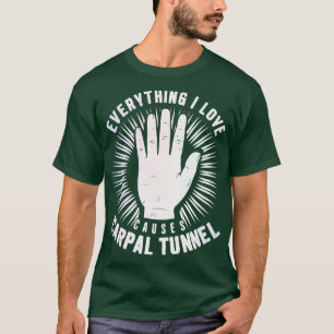 Camiseta tudo o que eu amo causa o túnel cárpico 3