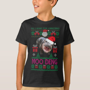 Camiseta Tudo O Que Eu Quero É Moo Deng Hippopotamus