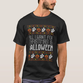 Camiseta Tudo O Que Eu Quero É Que O Halloween Seja Feio