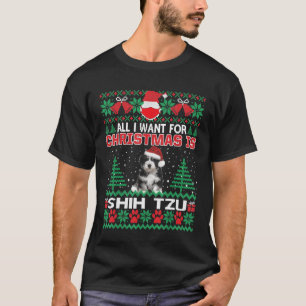 Camiseta Tudo O Que Eu Quero É Que Shih Tzu Curiosamente Sw
