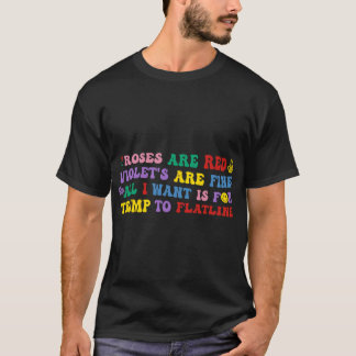 Camiseta Tudo o que eu quero é que Trump tenha uma linha pl