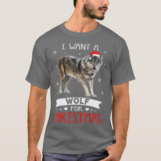 Camiseta Tudo o que eu quero é um Wolf Xmas Pajama Gi