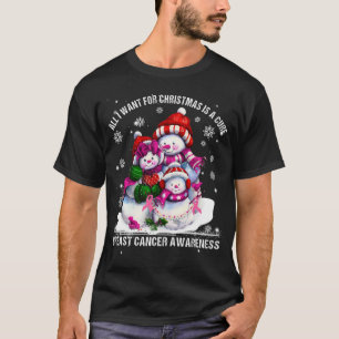 Camiseta tudo o que eu quero é uma cura, cancer a