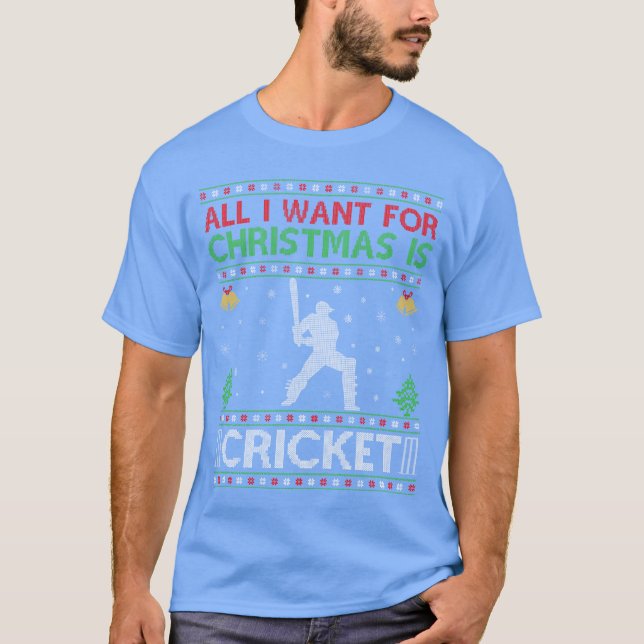 Camiseta Tudo o que eu quero no Natal é Cricket Ugly Christ (Frente)