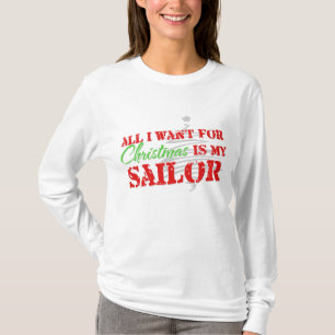 Camiseta Tudo o que eu quero no Natal - Marinheiro