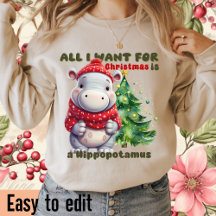 Tudo O Que Eu Quero Para O Natal É Um Hippopotamus