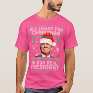 Camiseta Tudo O Que Eu Quero Para O Natal É Um Novo Preside
