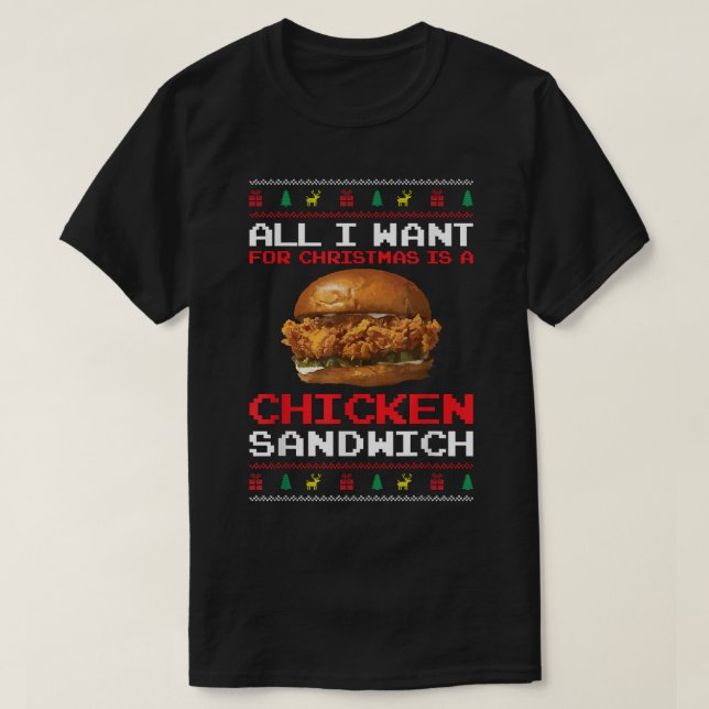 Camiseta Tudo O Que Eu Quero Para O Natal É Uma Diversão De (Frente do Design)