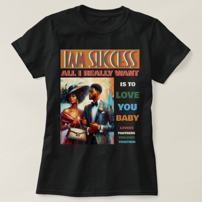 CAMISETA TUDO O QUE EU REALMENTE QUERO (Frente do Design)