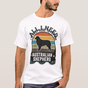 Camiseta Tudo o que preciso é do meu cachorro Gravura Vinta