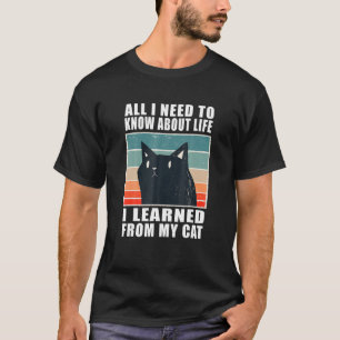 Camiseta Tudo O Que Preciso Saber Sobre A Vida Que Aprendi 