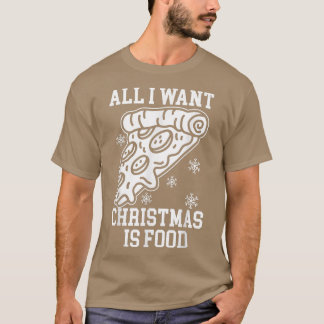 Camiseta Tudo O Que Quero É Pizza Engraçada Comida Chris