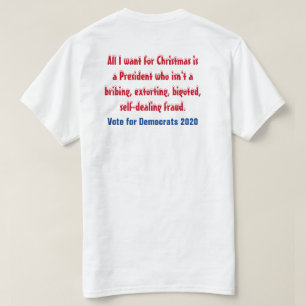 Camiseta Tudo o que quero no Natal é Impeachment Trump