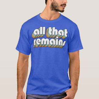 Camiseta Tudo O Que Resta É Rua Desbotada Na Tipografia Do
