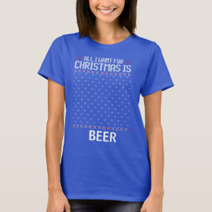 Camiseta Tudo o que se quer para o Natal é a mulher da cerv