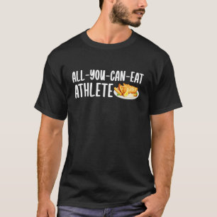Camiseta Tudo o Que Você Pode Comer Atleta Fritada de Peixe
