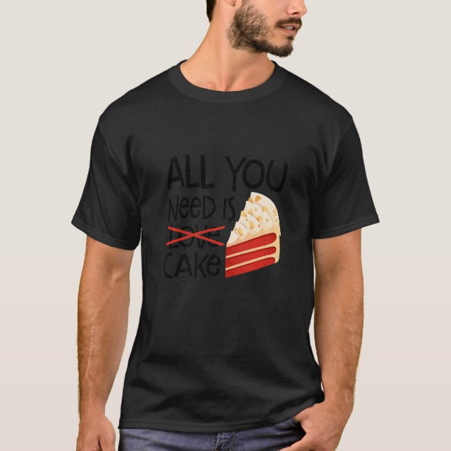 Camiseta Tudo O Que Você Precisa É Do Amor Padaria Muffin C (Frente)