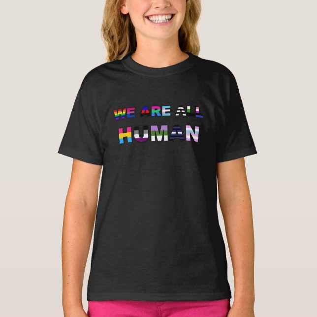 Camiseta Tudo Preto Humano (Frente)