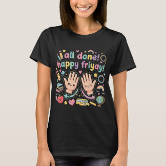 Camiseta Tudo Pronto Feliz Sextou Professor de Língua de Si