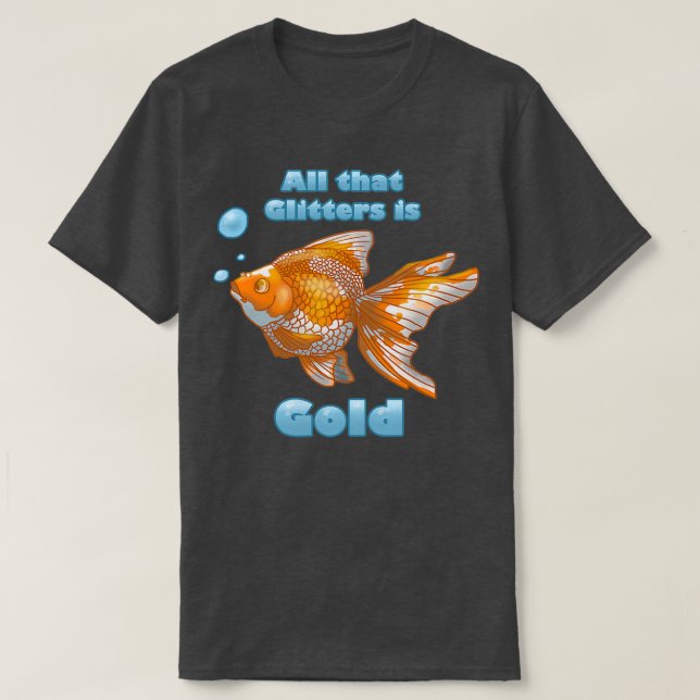 Camiseta Tudo que brilha é Dourado (Frente do Design)