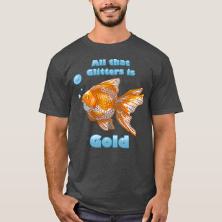 Camiseta Tudo que brilha é Dourado