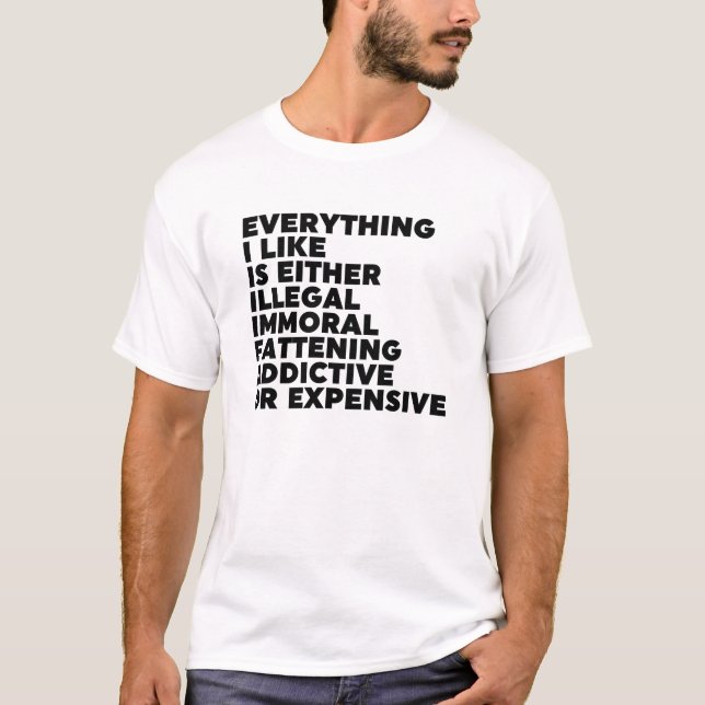 Camiseta Tudo que eu gosto (Frente)