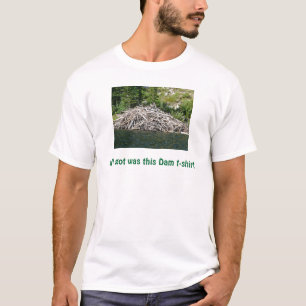 Camiseta tudo que eu obtive era este t-shirt da represa