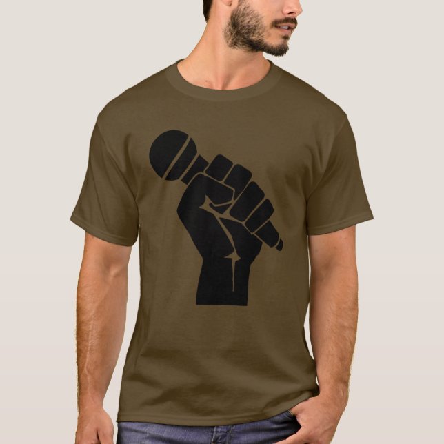 CAMISETA TUDO QUE EU PRECISO É UM MIC (Frente)