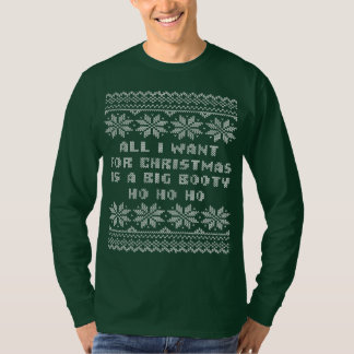 Camiseta Tudo que eu quero para a camisola feia do Natal do