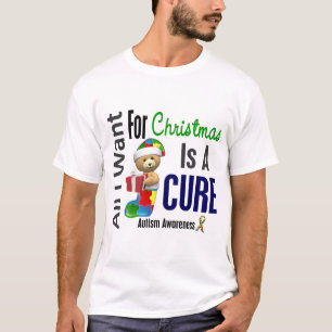 Camiseta Tudo que eu quero para o autismo do Natal