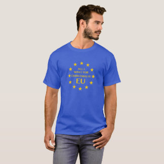 Camiseta Tudo que eu quero para o Natal é t-shirt da UE