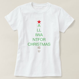 Camiseta Tudo que eu quero para o Natal é você t-shirt