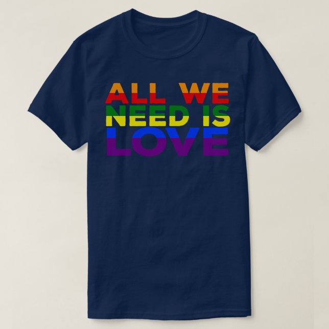 Camiseta Tudo Que Precisamos É Amor (Frente do Design)
