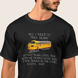 Camiseta Tudo que preciso desse trem - Loco do modelo de di