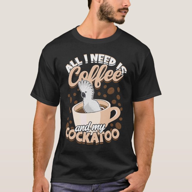Camiseta Tudo Que Preciso É Café E Meu Guarda-Chuva De Páss (Frente)