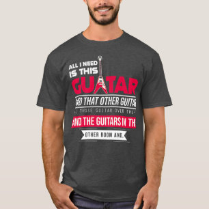 Camiseta Tudo Que Preciso É De Violão, Música Guitarista Lo