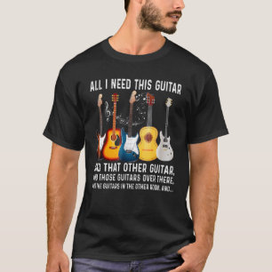 Camiseta Tudo Que Preciso É Dessa Violão Acústica Elétrica