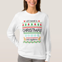 Tudo que preciso é Natal e Capybaras Ugly Sweater