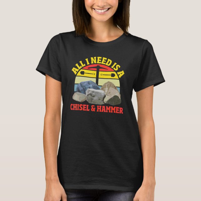 Camiseta Tudo Que Preciso É Um Cinzel E Martelo Coleta De M (Frente)