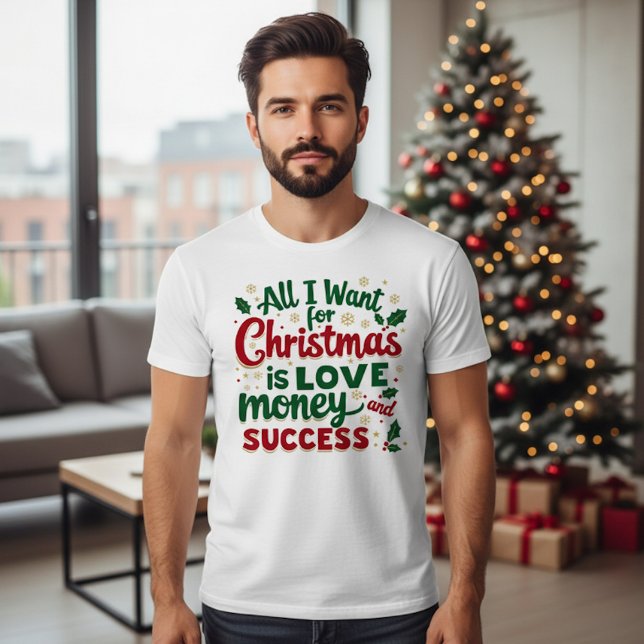 Camiseta Tudo Que Quero no Natal (Criador carregado)