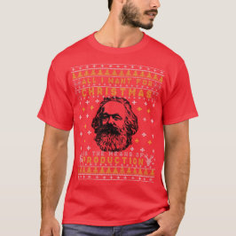 Camiseta Tudo Que Quero no Natal É os Meios de Produção