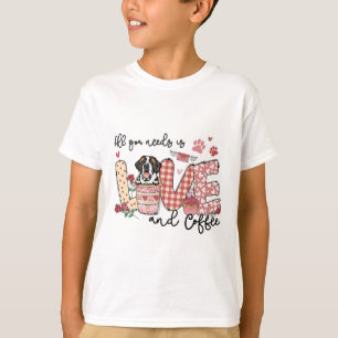 Camiseta Tudo Que Você Precisa É De Amor, Santo Bernard E C
