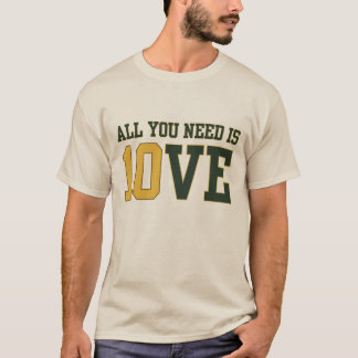 Camiseta Tudo Que Você Precisa É De Futebol De Amor Da Jord